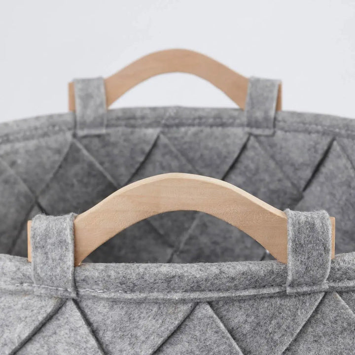 Opbevaringskurv med håndtag