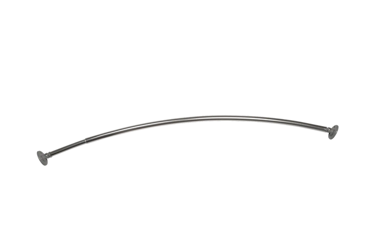 Buet teleskopstang, med svingbrakett - maks 183 cm