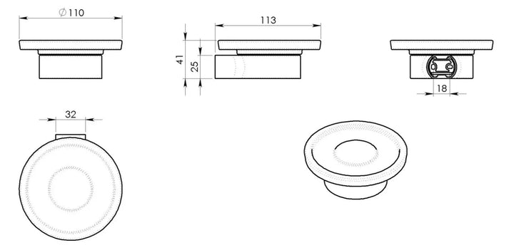 PIREN Sæbeskål - Sort