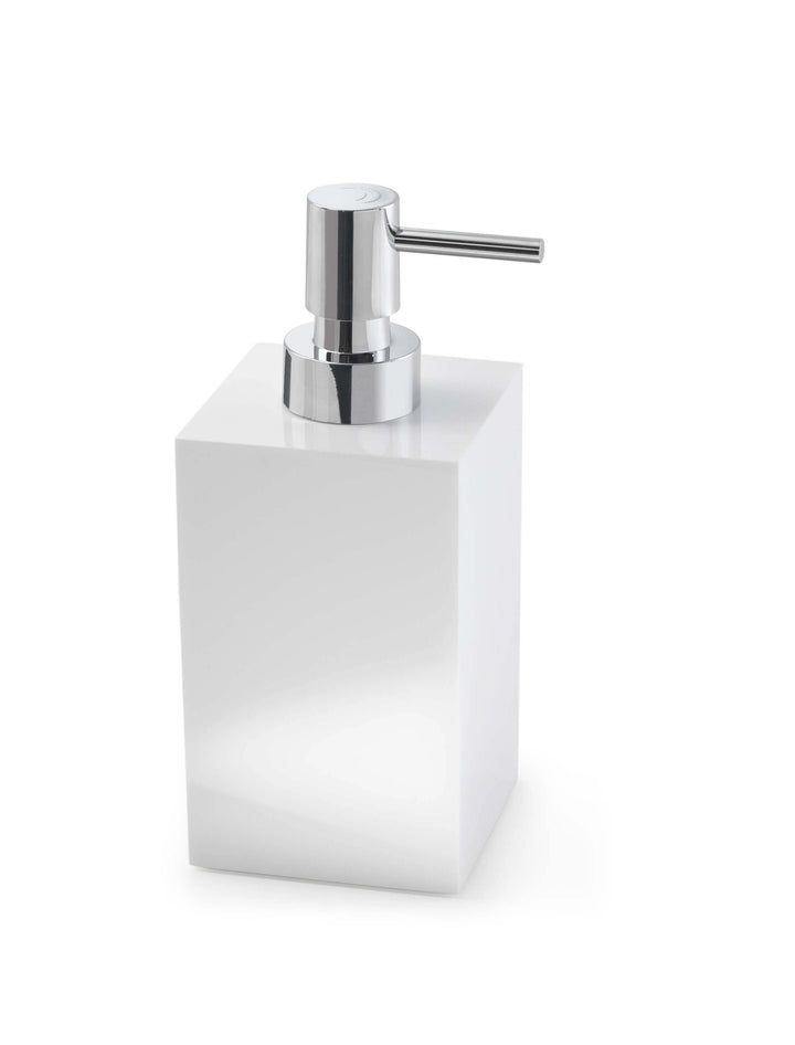 Hvid sæbedispenser fra HeFe