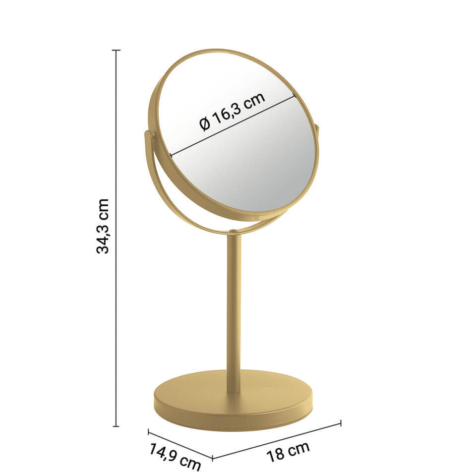 ANNA kosmetikspejl X5 - Matsort