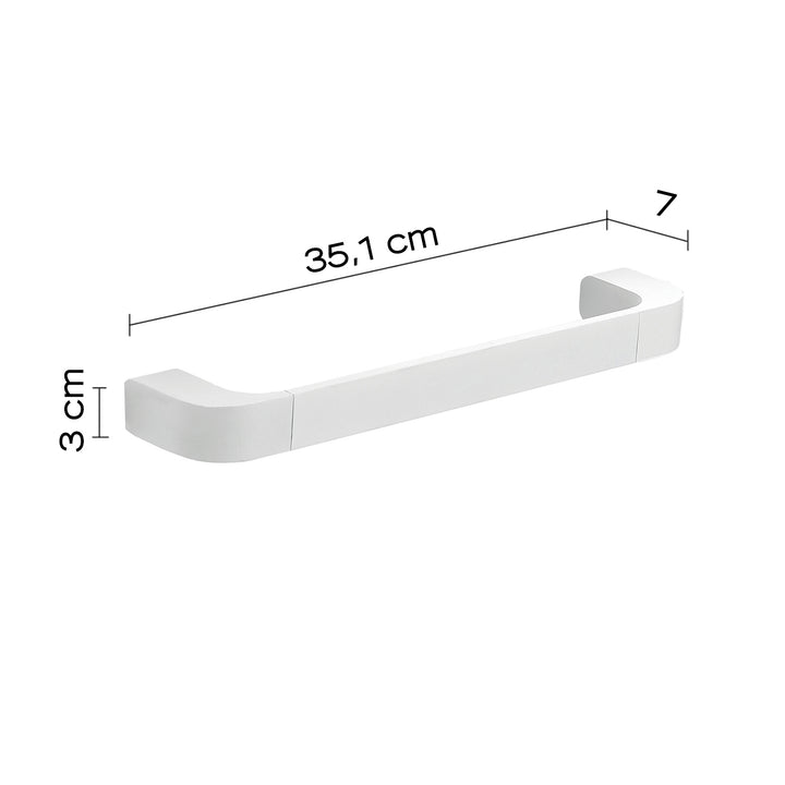 Outline håndklædestang 35 cm - Hvid