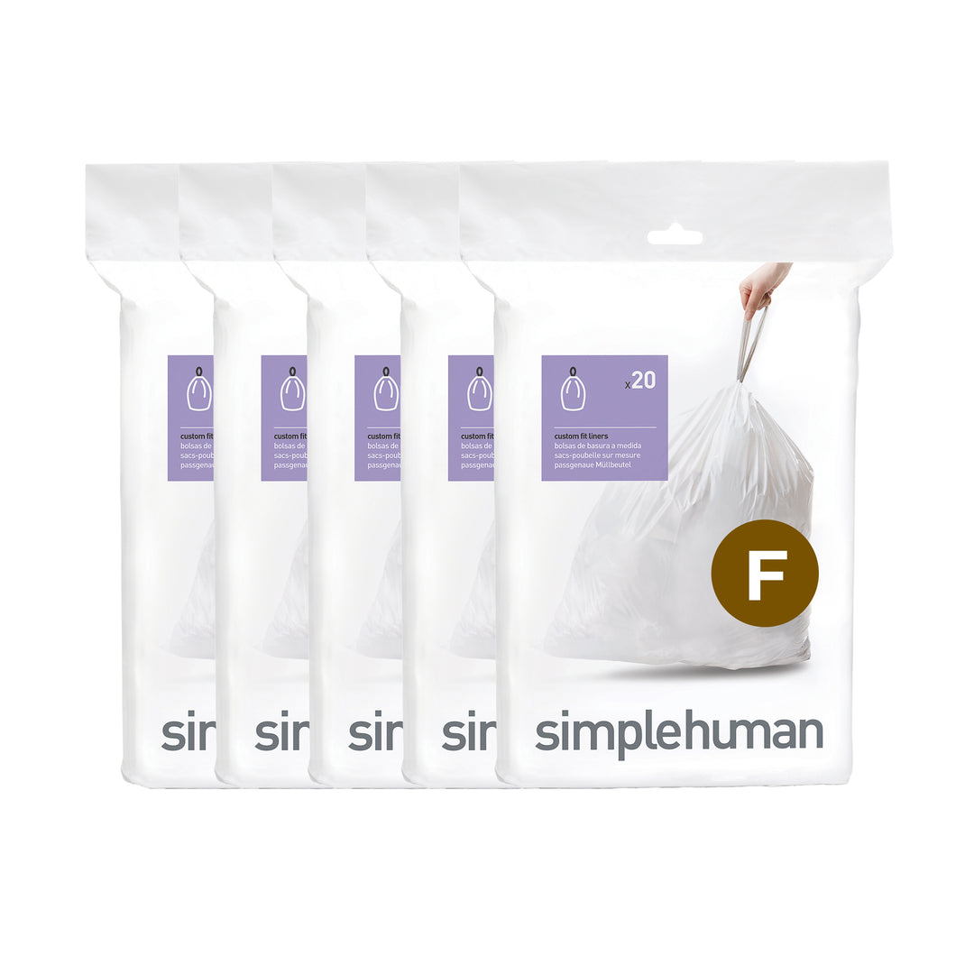 simplehuman poser kode f - 100 stk. -  fra simplehuman