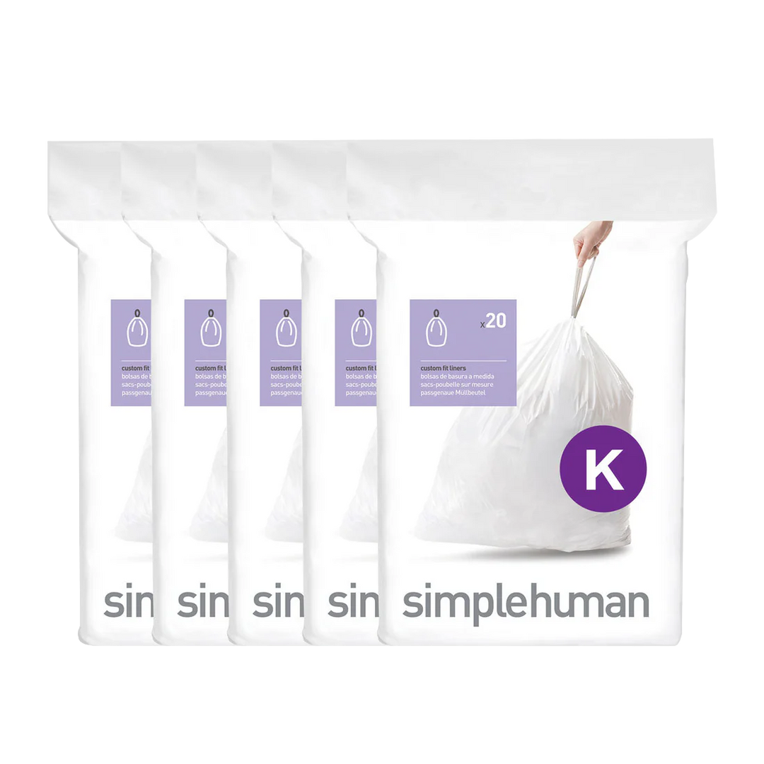 simplehuman poser kode k - 100 stk. -  fra simplehuman