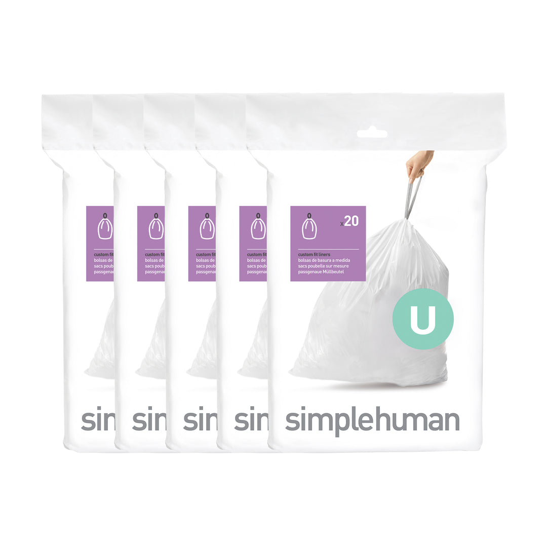 simplehuman poser kode u - 100 stk. -  fra simplehuman