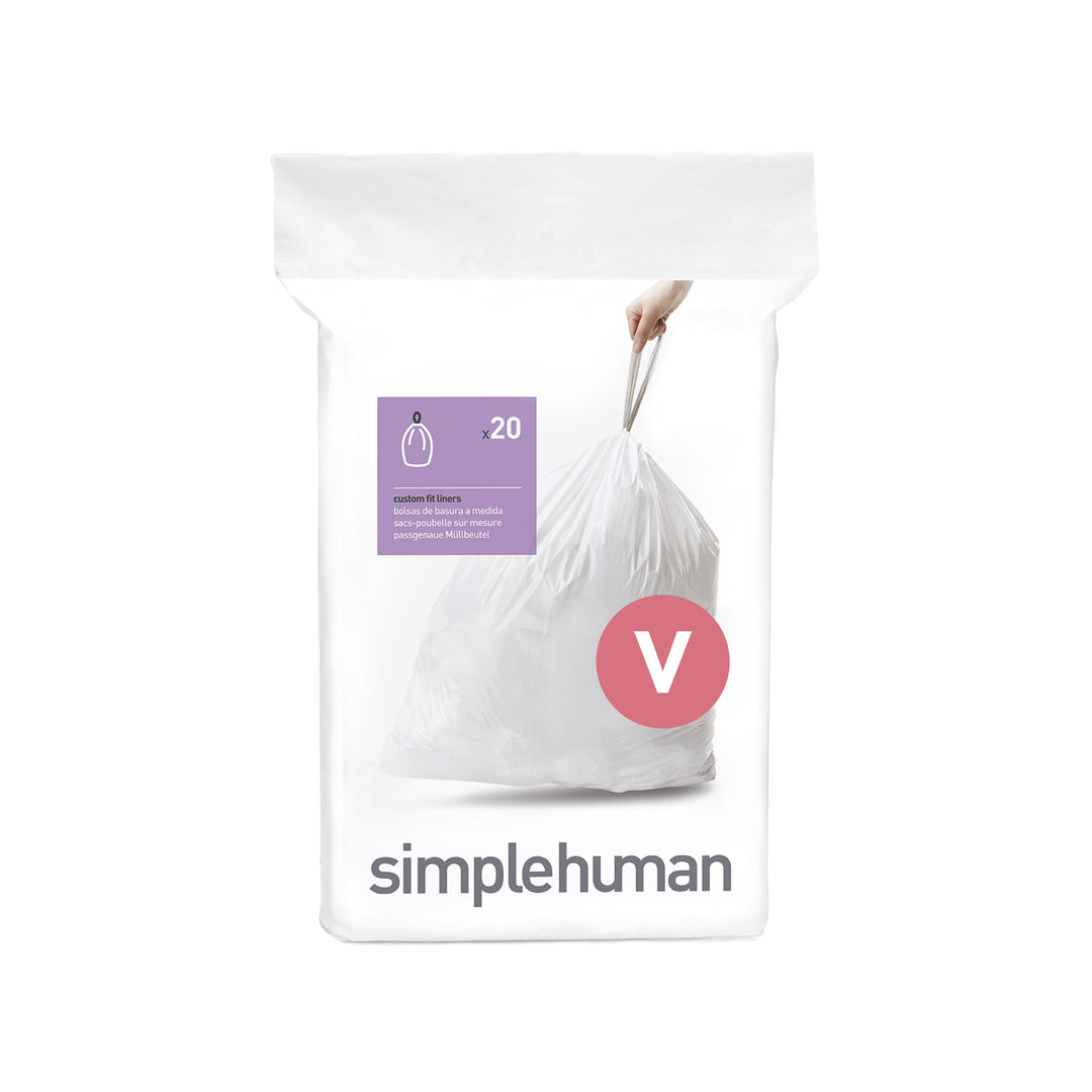 simplehuman poser kode v - 100 stk. -  fra simplehuman
