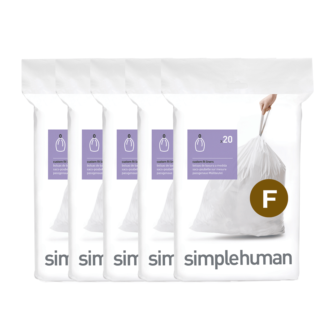 simplehuman poser kode f - 10 x 20 stk. (200 stk.) -  fra simplehuman