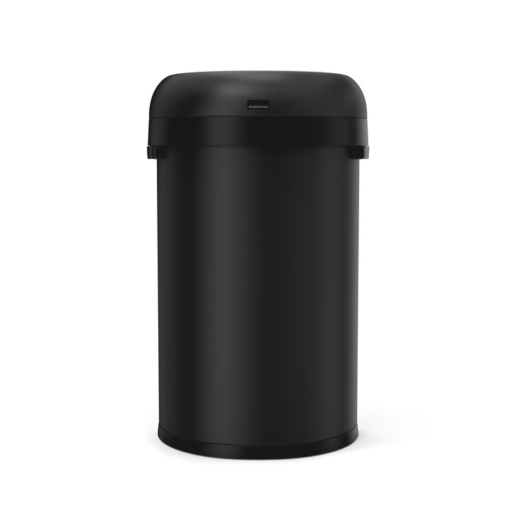 halvrund åben affaldsspand 60 l med åbent låg - simplehuman matsort