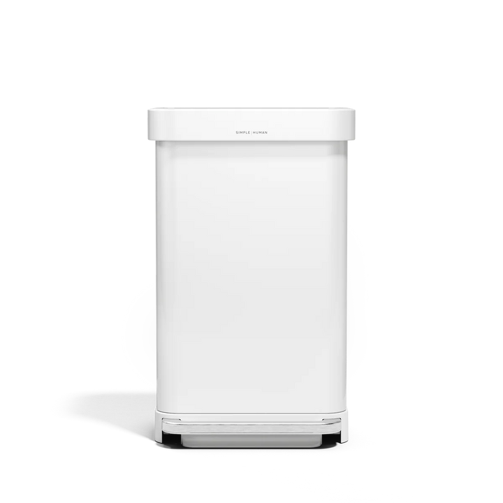 Rektangulær pedalbøtte 45 L. 
