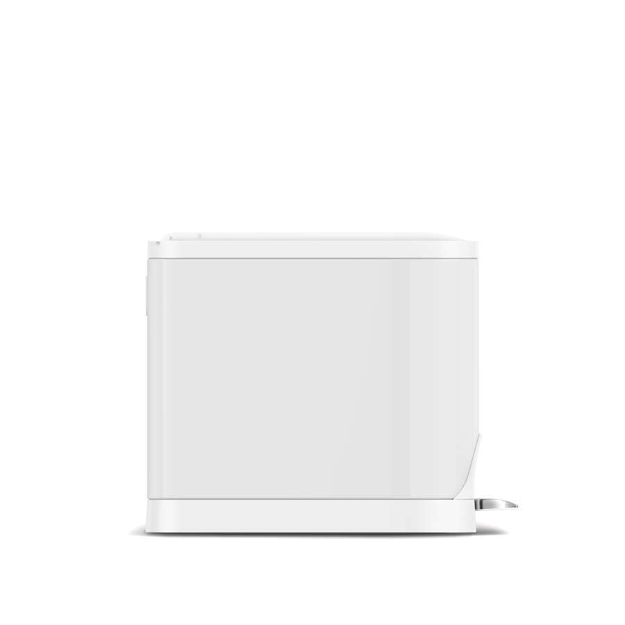 10L Butterfly Pedalspand - Hvid