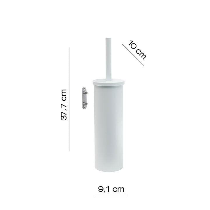 Flip Væghængt toiletbørste i Hvid