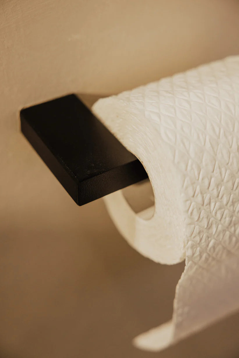 Tuali toalettrullehållare - svart
