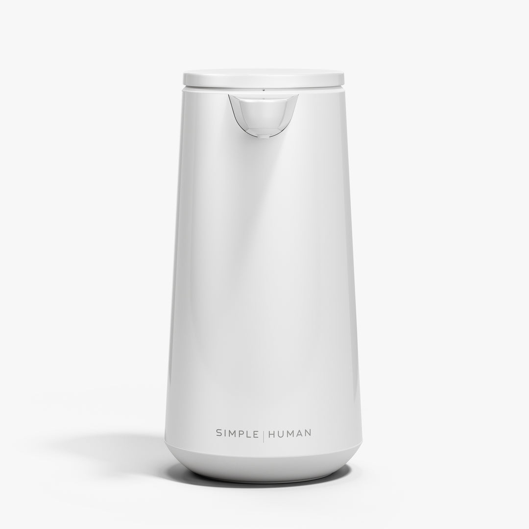 simplehuman 295ml genopladelig sensor skumsæbedispenser i badeværelset
