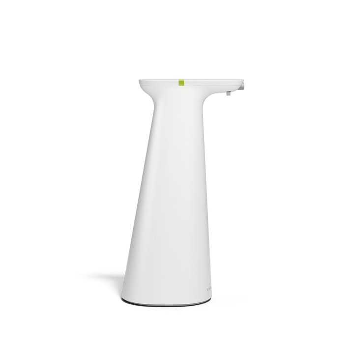 sensorstyret spraypumpe med åbent låg - simplehuman hvid