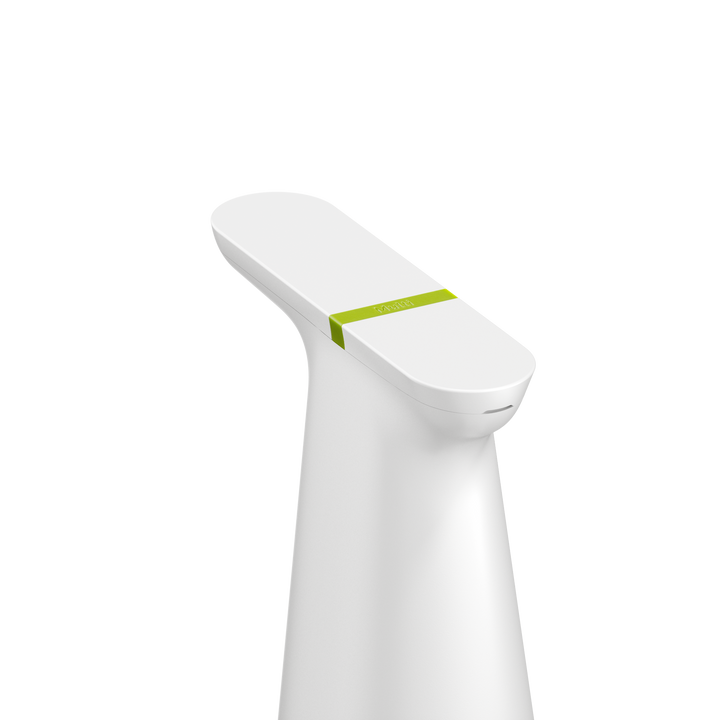 Mål og dimensioner for simplehuman sensorstyret spraypumpe
