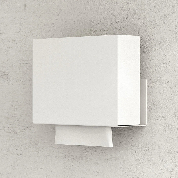 Hvid papir dispenser til væg